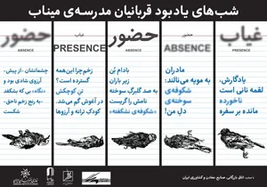 برگزاری مراسم یادبود شهدای مدرسه میناب توسط خانه سینما، تئاتر و موسیقی/ حضور و غیاب