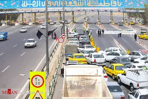 انسداد مسیر شمال- جنوب جاده چالوس و آزادراه تهران - شمال