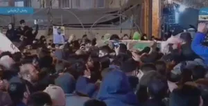وداع با پیکر سردار شهید سیدرضی موسوی در معراج شهدای تهران