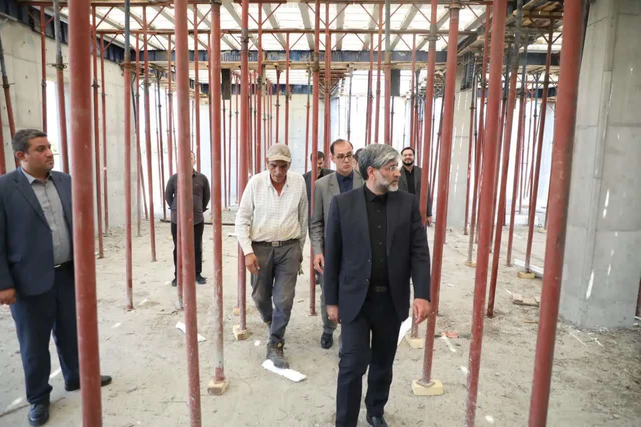 بازدید رئیسکل دادگستری آذربایجانغربی از طرح توسعه دادسرای مرکز استان