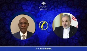 گفت‌وگوی تلفنی وزیران امور خارجه ایران و سنگال