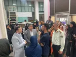 حضور میدانی و شبانه رئیس کل دادگستری بوشهر در پایانه مسافربری/ گره‌گشایی از مشکل زائران کربلا با ورود دستگاه قضایی
