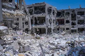 Complete destruction of an Israeli area following Iran’s attacks