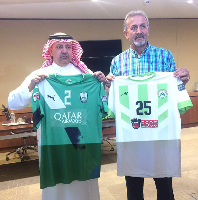 رنگ لباس‌های ذوب‌آهن و الاهلی عربستان مشخص شد + عکس