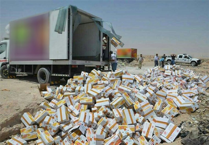 سوزاندان چند کامیون لبنیات ایرانی در عراق +تصاویر سوزاندان چند کامیون لبنیات ایرانی در عراق +تصاویر