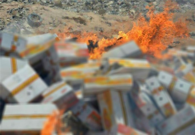 سوزاندان چند کامیون لبنیات ایرانی در عراق +تصاویر سوزاندان چند کامیون لبنیات ایرانی در عراق +تصاویر