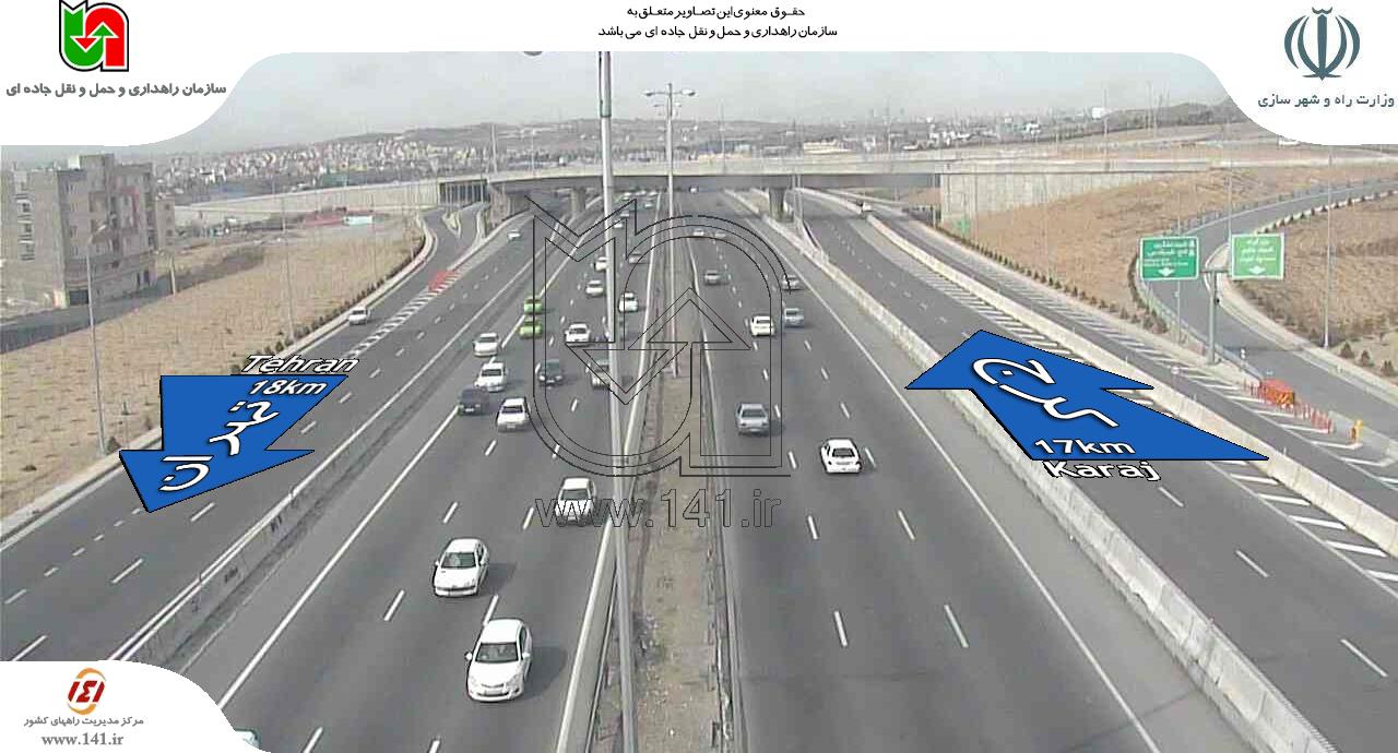 ترافیک نیمه سنیگن در برخی مسیرهای منتهی به چالوس+ تصاویر