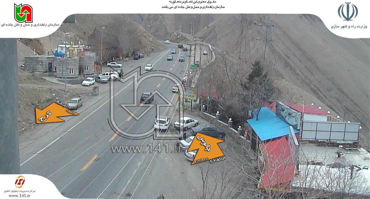 اوج گیری سفرهای نوروزی در مسیرهای منتهی به چالوس+ تصاویر