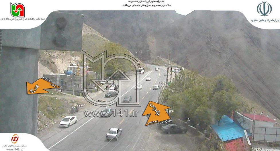 حرکت کند خودروها در مسیر چالوس+ تصاویر حرکت کند خودروها در مسیر چالوس+ تصاویر