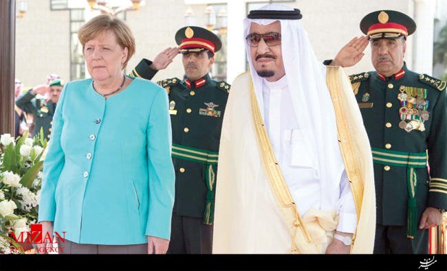 مذاکرات صدر اعظم آلمان و پادشاه عربستان به محوریت سوریه و یمن