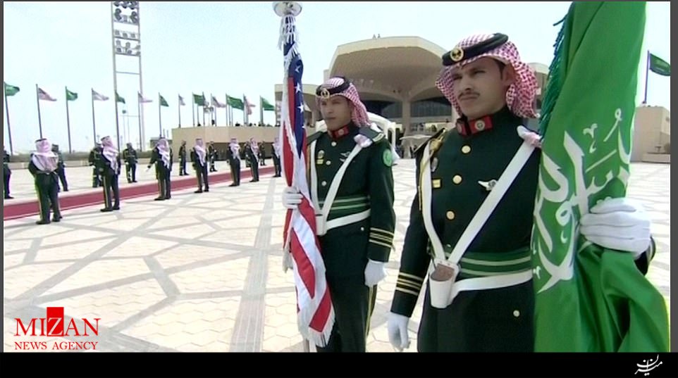 استقبال 68 میلیون دلاری پادشاه عربستان از دونالد ترامپ/پر هزینه‌ترین استقبال در تاریخ عربستان سعودی+تصاویر