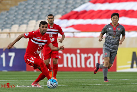 تساوی بدون گل پرسپولیس و لخویا در نیمه اول