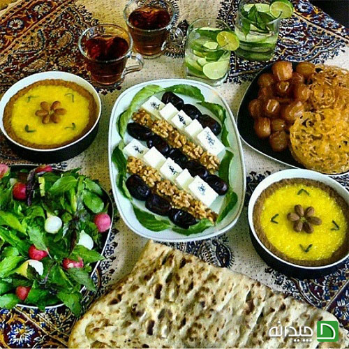 ایده هایی جالب برای تزیین سفره افطار ایده هایی جالب برای تزیین سفره افطار