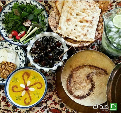 ایده هایی جالب برای تزیین سفره افطار ایده هایی جالب برای تزیین سفره افطار