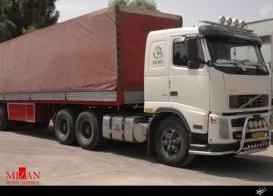 توقیف تریلی هوو به رانندگی پسر 9 ساله