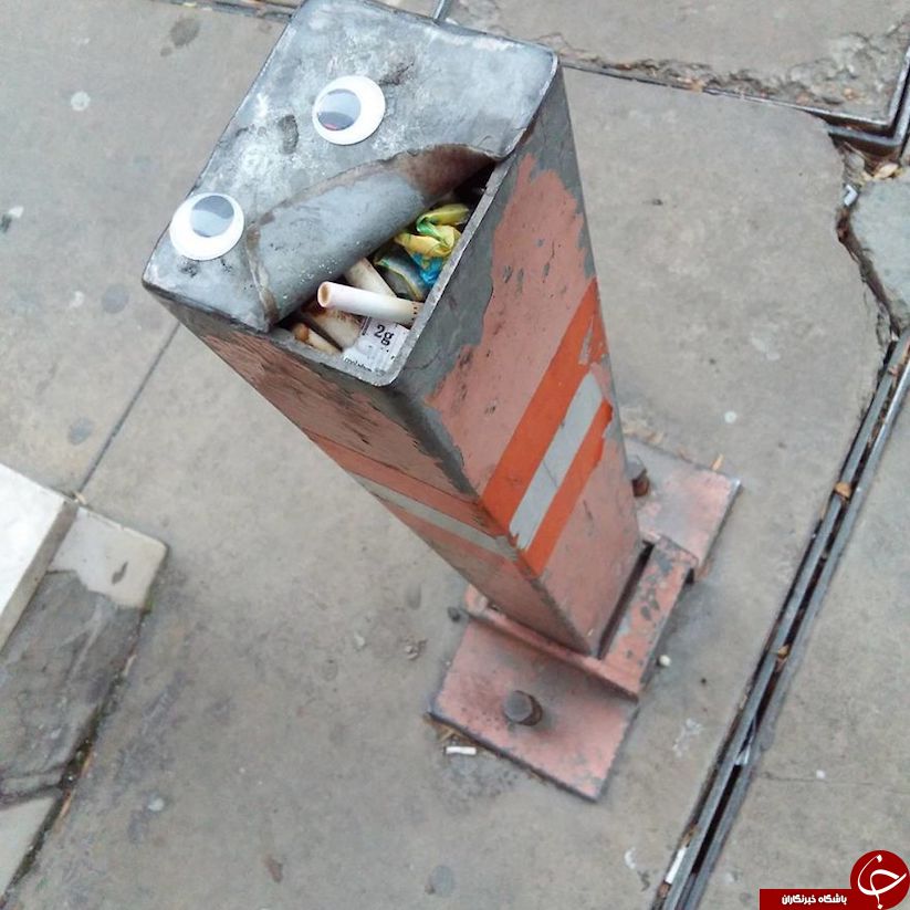 اوج هنر و خلاقیت در پنهان کردن اشیای شکسته خیابان/ چیدمانی شیک و بی نظیر برای شهر +تصاویر