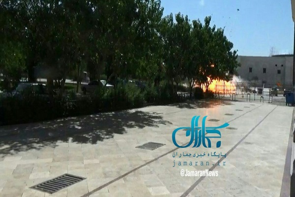 تصویر انفجار انتحاری در حرم امام 