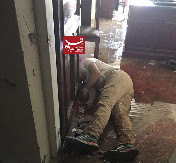 به هلاکت رسیدن تروریست در مجلس