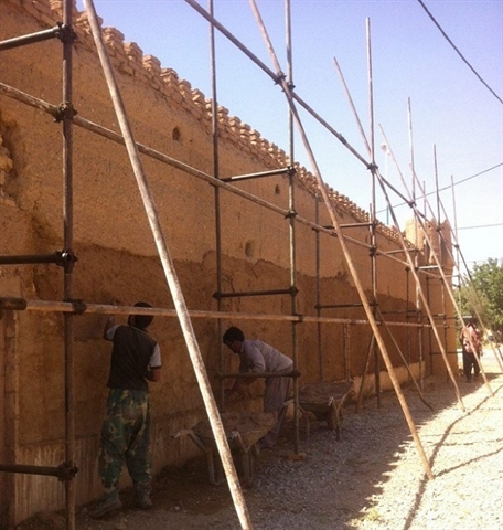آغاز فصل سوم مرمت و احیای چاپارخانه عقدا