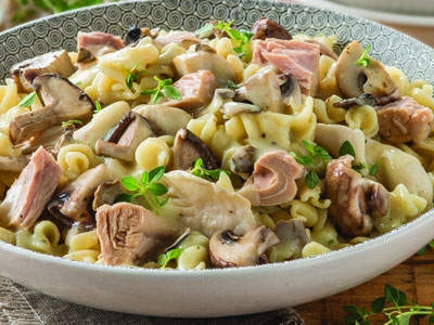 آموزش تهیه یک خوراک خوشمزه با استفاده از ماهی و قارچ
