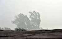 گرد و خاک آسمان اردبیل را فرا گرفت گرد و خاک آسمان اردبیل را فرا گرفت