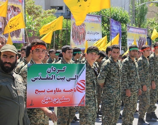 رژه گردان «الی بیت المقدس» در روز قدس رژه گردان «الی بیت المقدس» در روز قدس