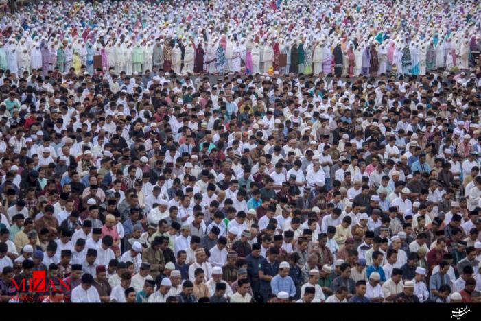 برپایی نماز عید فطر و جشن در سراسر جهان به روایت تصویر برپایی نماز عید فطر و جشن در سراسر جهان به روایت تصویر