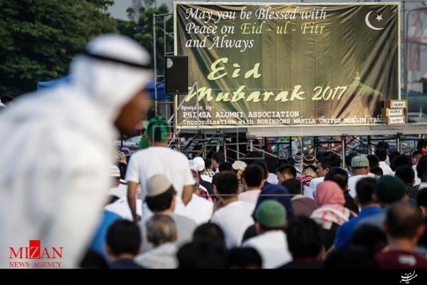 برپایی نماز عید فطر و جشن در سراسر جهان به روایت تصویر برپایی نماز عید فطر و جشن در سراسر جهان به روایت تصویر