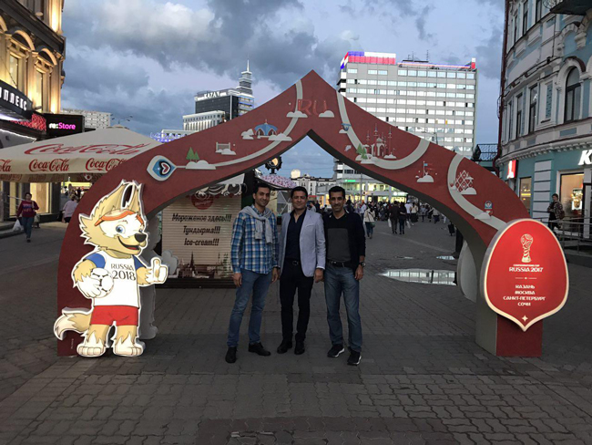 گشت و گذار فغانی در روسیه/ دیدار داور بینالمللی ایران با رئیس فیفا + عکس گشت و گذار فغانی در روسیه/ دیدار داور بینالمللی ایران با رئیس فیفا + عکس