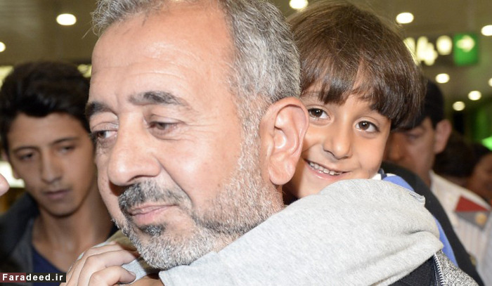 پناهجوی لگدخورده به رونالدو رسید(تصاویر)