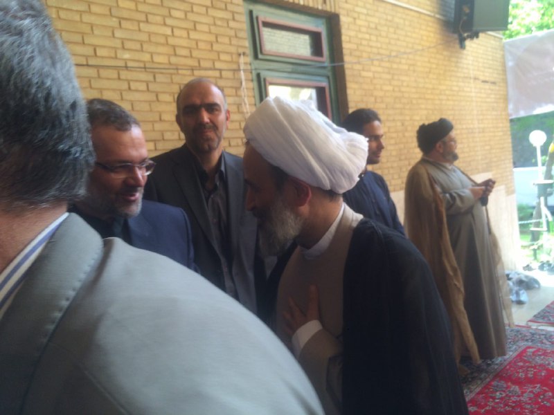 مراسم ترحیم همسر حجت‌الاسلام علم‌الهدی آغاز شد + تصاویر‎