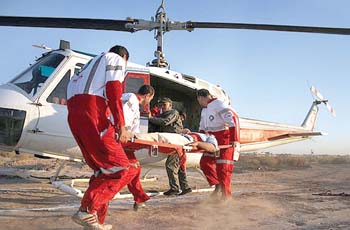 5 بیمار در حوادث امروز ، توسط اورژانس هوایی به بیمارستان منتتقل شد 5 بیمار در حوادث امروز ، توسط اورژانس هوایی به بیمارستان منتتقل شد