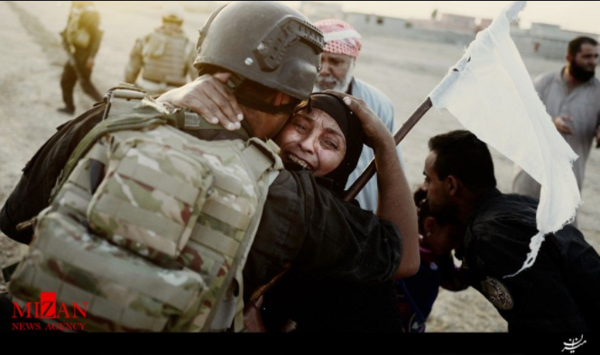 خوشحالی مردم موصل