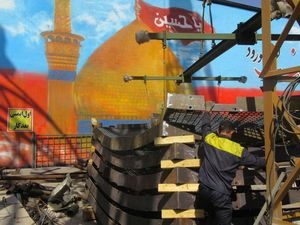 تشریح مراحل ساخت گنبد جدید حرم امام حسین(ع) +عکس