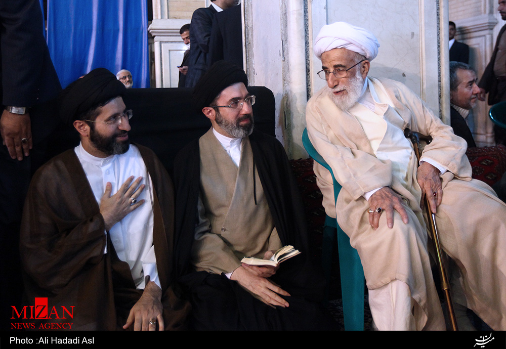 آیت الله جنتی و فرزندان رهبر معظم انقلاب+عکس آیت الله جنتی و فرزندان رهبر معظم انقلاب+عکس