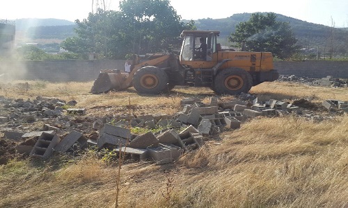 ۱۰۰ مورد احکام قطعی قلع و قمع در روستای توشن گرگان اجرا شد