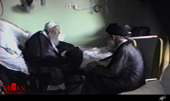 ملاقات رهبرانقلاب با حضرت آیت الله بهاءالدینی(ره) + فیلم ملاقات رهبرانقلاب با حضرت آیت الله بهاءالدینی(ره) + فیلم