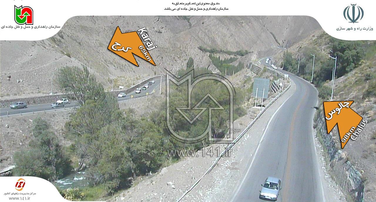 حرکت روان خودروها در مسیر تهران به چالوس+تصاویر حرکت روان خودروها در مسیر تهران به چالوس+تصاویر