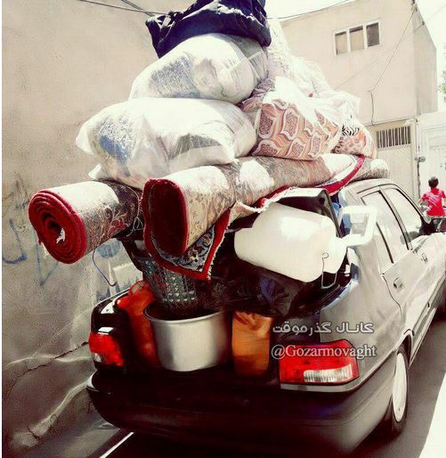 توانایی باورنکردنی پراید در اسباب‌کشی!+عکس