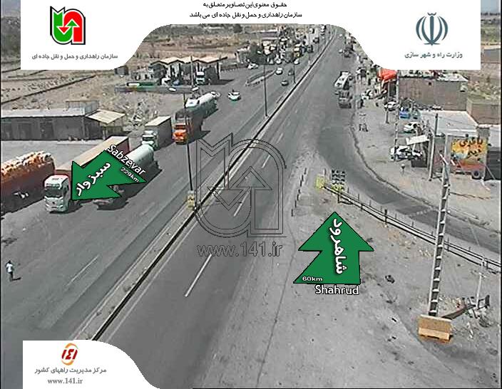عبور و مرور عادی خودروها در مسیر مشهد +تصاویر