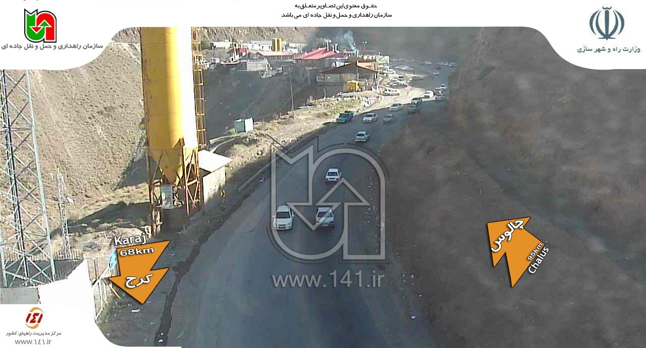 ترافیک روان در مسیرهای منتهی به چالوس+ تصاویر ترافیک روان در مسیرهای منتهی به چالوس+ تصاویر