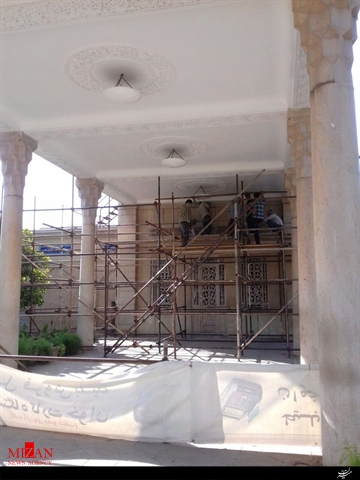حافظیه زیر دست مرمتگران رفت
