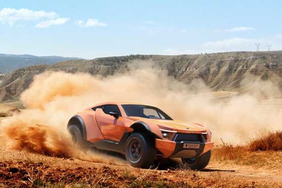عکس/SandRacer؛ جدیدترین ابرخودروی اماراتی