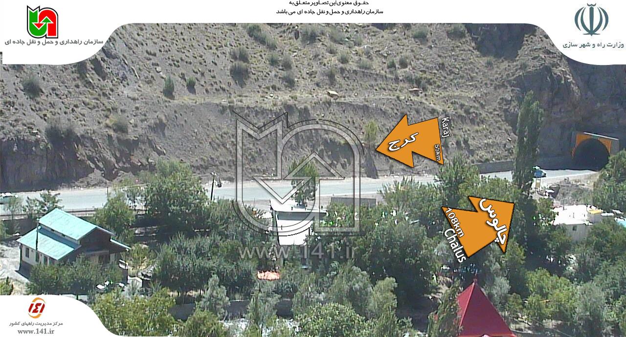 ترافیک در برخی مسیرهای چالوس+ تصاویر