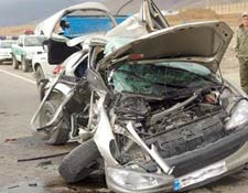 كاهش یك درصدی تلفات حوادث رانندگی در چهار ماهه امسال