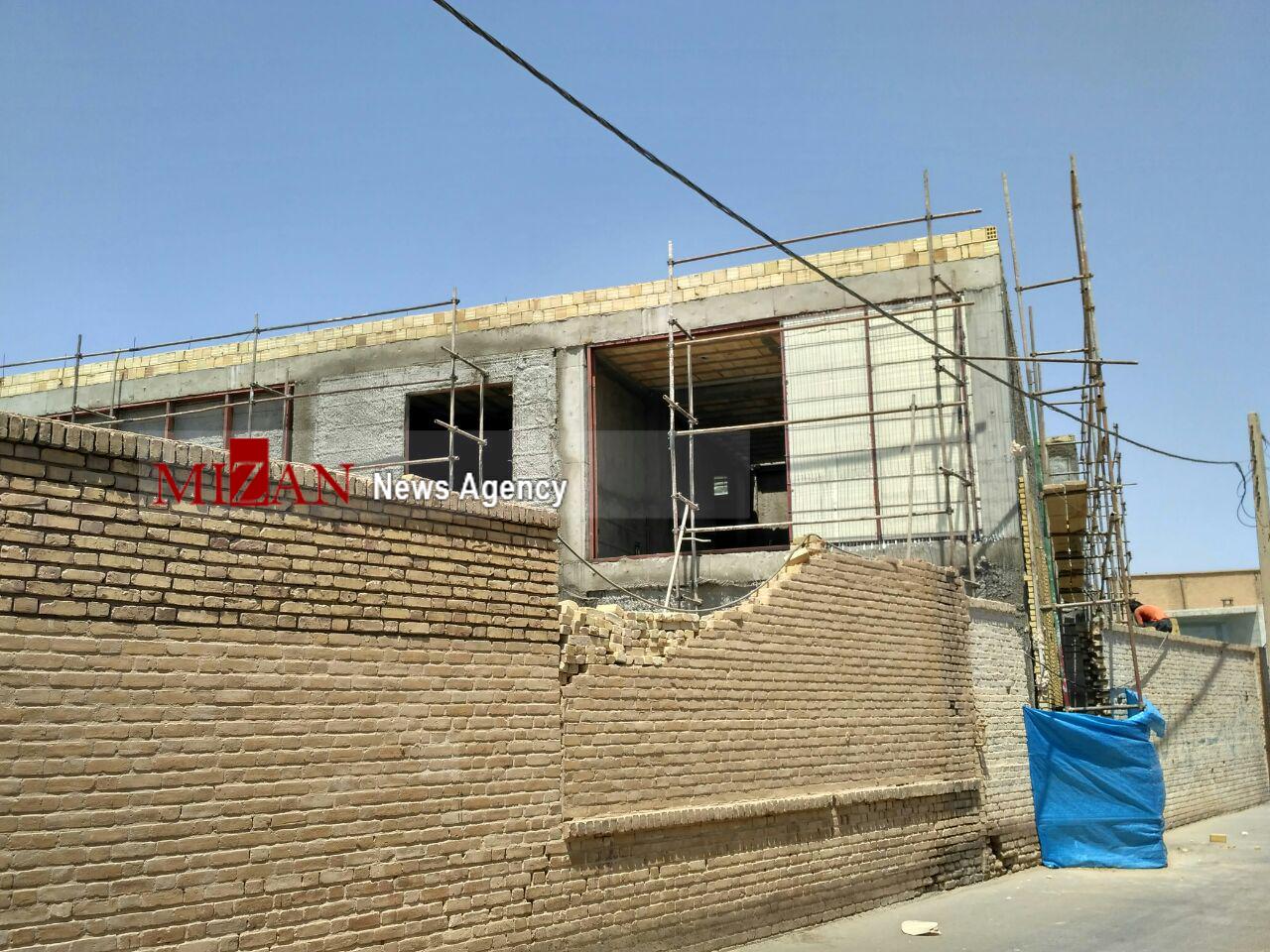 ضوابط میراثی ساخت و ساز مدرسه قدس رعایت می شود