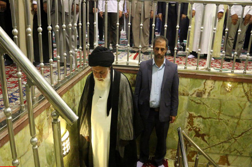 نماز عید قربان در حرم مطهر رضوی