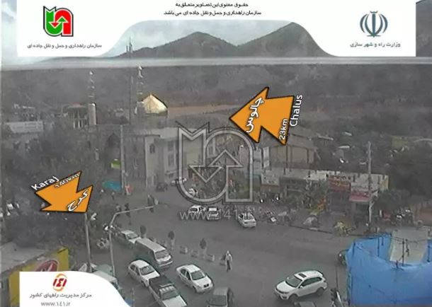 حرکت کُند خودروها در جاده چالوس + تصاویر حرکت کُند خودروها در جاده چالوس + تصاویر