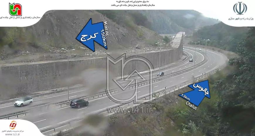 حرکت کُند خودروها در جاده چالوس + تصاویر حرکت کُند خودروها در جاده چالوس + تصاویر