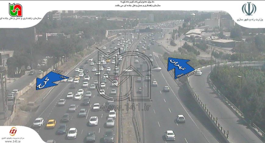 ترافیک نیمه سنگین در مسیر کرج به تهران+ تصاویر ترافیک نیمه سنگین در مسیر کرج به تهران+ تصاویر